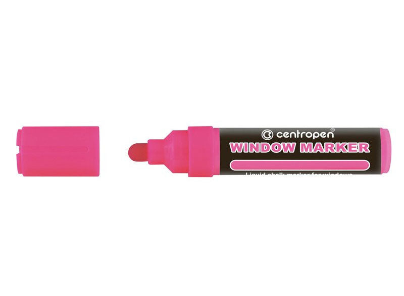 MARKER CRETA LICHIDA ROZ NEON 2-15MM VARF ROTUND 9121 CENTROPEN MARKER CRETA LICHIDA ROZ NEON 2-15MM VARF ROTUND 9121 CENTROPEN